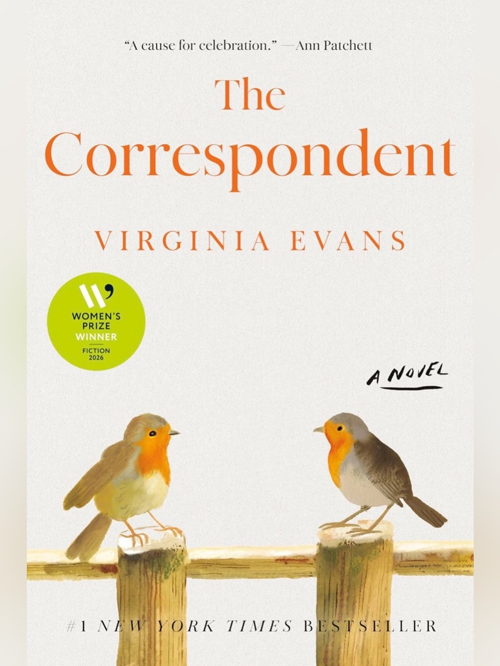 The Correspondent by Virginia Evans Hardcover